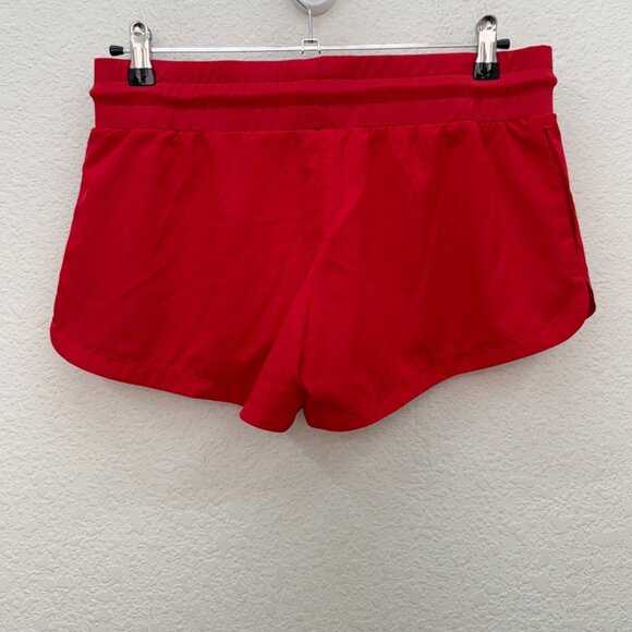 Cleo Harper Dash Red Quick Dry Stretch Lined Running Shorts Womens size Small - Picture 6 of 10
